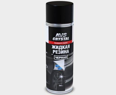 Жидкая резина черная 650мл аэрозоль (AVS) AVK302