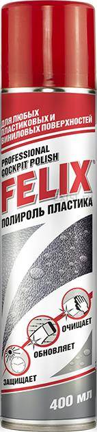 Полироль пластика 400 мл Клубника "Felix" (аэроз.) (Тосол-Синтез)