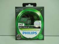 Лампа PHILIPS H7-12-55 +60% COLOR VISION зеленая набор 2шт (5)