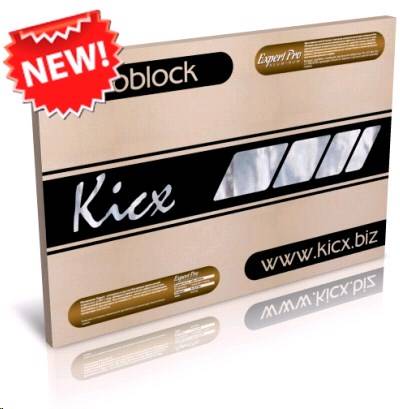 KICX VIBROBLOCK EXPERT PRO AL Виброизоляционный самоклеющийся фольгированный материал.размер 540х370х4,0мм из 10 шт.