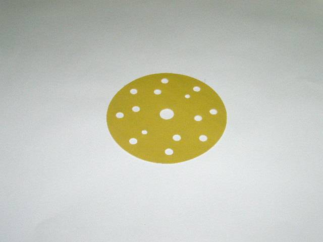 Бумага наждачная круг № 500 -15 отв. D=150 мм на липучке (3M)