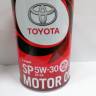 Масло моторное Toyota Motor Oil SP 5W30 GF-6A (1л.) синт. (бенз., диз.) ж/б