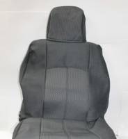 Чехлы на сиденье /Renault Logan-2/ с 2014 г. Жаккард серый (унив. зад. спинка-на молнии) без подушки безопасности