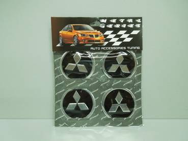 Наклейка на колпаки Mitsubishi к-т 4шт (No name)