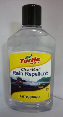 Антидождь (средство с водоотталкивающим эффектом) 300мл ClearVue Rain Repellent флакон (TURTLE WAX)