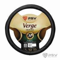 Оплётка на руль PSV VERGE Fiber M Черный/Отстрочка белая