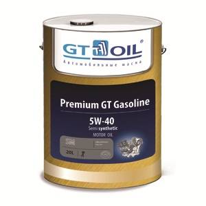 Масло моторное GT Premium Gasoline 5W-40 ACEA A3/B3/B4, API SM/CF п/синт. бенз. (4л) Корея (4) (GT OIL)