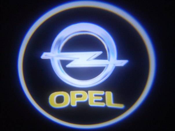 лазерная проекция с логотипом Opel (насадка на скотч)