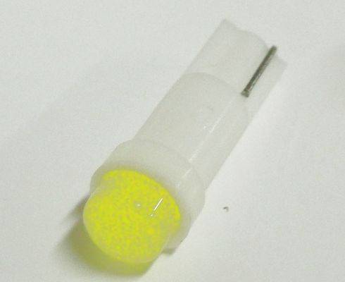 Лампа светодиод. 12V T5 без патрона 1 диод COB белая (W1.2W) (Автосвет)