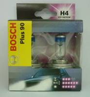 Лампа BOSCH H4-12-60/55 +90% набор 2шт (10)