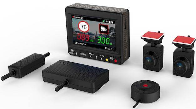 Видеорегистратор Inspector Scirocco GPS-информатор, 2 камеры, Full HD, экран 6,75см, microSD до 32 Gb, G-сенсор, HDMI