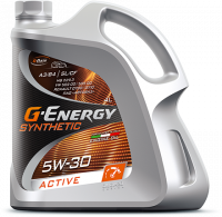 Моторное масло G-Energy Synthetic Active 5W-30 4л. SL/CF (синтетика)