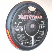 Оплетка руля XL 41-42 см винил "Racing" (FAST STREAM)