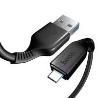 Дата-кабель универ. USB Type-C /Android/ 1 м черный (HOCO.)