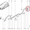 Молдинг арки бампера Renault Sandero II Stepway задн. прав. с 2014 г.
