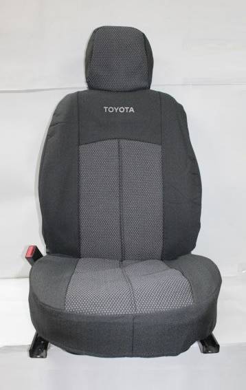 Чехлы на сиденье /Toyota Corolla/ 2007-2012 г. Жаккард серый (разд. зад. спинка) (TREND NEW)