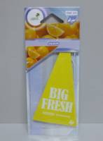 Освежитель (ароматизатор) подвесной картон BIG FRESH лимон (10/200) (FKVJP)