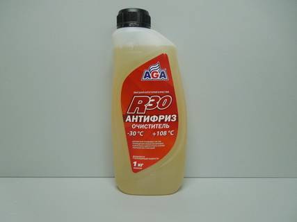 Антифриз-очиститель AGA R30 (-30*) нейтральный 1л