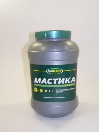 Мастика битумно-каучуковая 2 кг. "БИКОР" (OIL RIGHT)