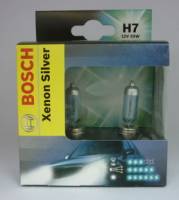 Лампа BOSCH H7-12-55 XENON SILVER набор 2шт (10)