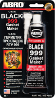 Герметик ABRO 999 85g силиконовый черный