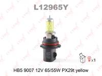 Лампа HB5 12V 65/55W (9007) YELLOW (желтая) (Lynx)