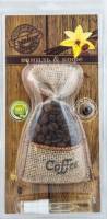 Освежитель (ароматизатор) подвесной мешочек с кофе Coffee Freshco ваниль и кофе (Azard Group) (10)