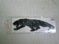 Наклейка Пантера (2*105х320) черно-серебр. (A-STICKER)