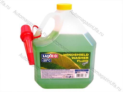 Жидкость незамерзающая LUX-OIL 4л до -20 Лайм