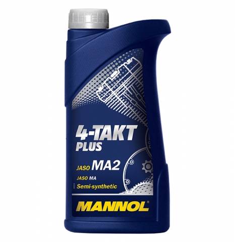 Масло моторное 4-ТАКТ Plus 10w40 (1л) (полусинтетическое) 1400 MANNOL 