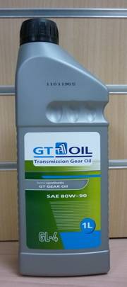 Масло трансмиссионное GT GEAR OIL 80W-90 GL-4 п/синт. (1л) Корея (12) (GT OIL)