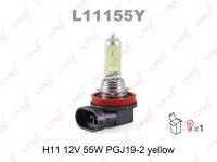 Лампа H11 12V 55W PGJ19-2 YELLOW (Lynx)