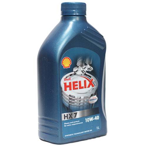 Масло моторное Shell Helix HX7 10w40 (1л) полусинтетика