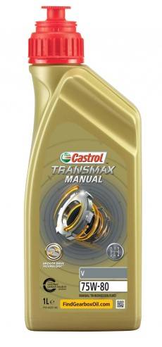 Масло трансм. Castrol Transmax Manual V 75W80 GL-4+ (1л.) синт.
