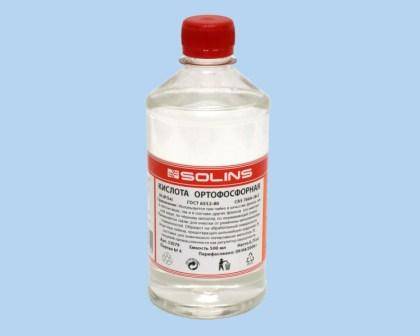 Ортофосфорная кислота 75% 100мл SOLINS