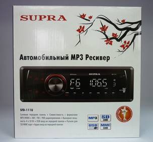 SUPRA Проигрыватель SFD-111U MP3, FM/УКВ, USB (4)
