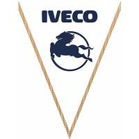 Вымпел треугольный IVECO (260x200) белый