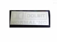 Наклейка плоттер "Dolbit Normal'no" вырез. (50*130) (уп. 10 шт)