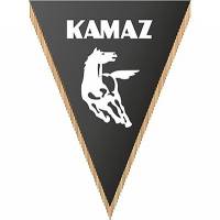 Вымпел треугольный KAMAZ (260x200) черный