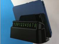 Табличка-автовизитка с номером телефона на панель (магнитные цифры) закрывающаяся