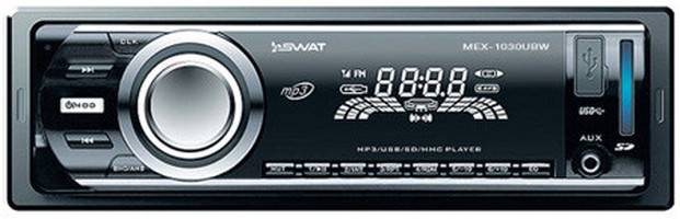 SWAT Проигрыватель MEX-1030UBW MP3,USB,SD 4x45BT белые кнопки (15)