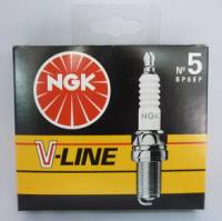 Свеча зажигания NGK V-Line 05 (BP6EF) Ford 1.8-2.0, MB 124, 201; Renault; Volvo (4шт) (30)
