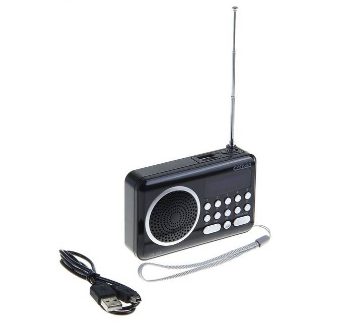 Радиоприемник Сигнал РП-108, акб 600 мА/ч, USB, SD 1234739