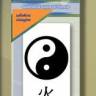 Освежитель (ароматизатор) подвесной картон "Инь Ян" цветок сакуры (10/200) (FKVJP)