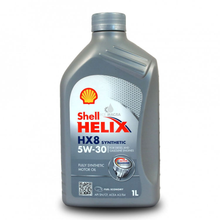 Масло моторное Shell Helix HX8 5W30 (1л) синтетика