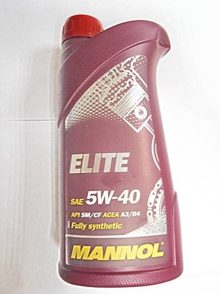 Масло моторое MANNOL ELITE 5W40 1л синтетика 1005