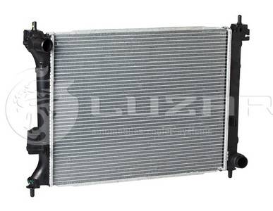 Радиатор охлаждения Hyundai i20 09-- M/T (Luzar) (3)
