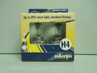 Лампа NARVA H4-12-60/55 +50% RANGE POWER (P43t-38) набор 2шт (10)