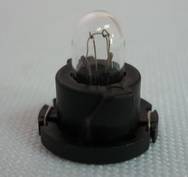 Лампа 12V бесцок. W1,4W с патроном черным D=4,7мм (KOITO)