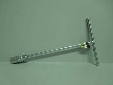 Ключ свечной шарнирный с резиновой вставкой 21 мм 6-гр, L=350мм (Дело Техники) (50)